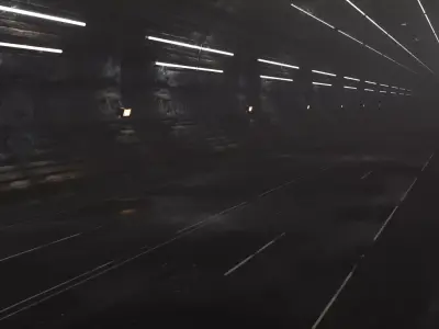 road tunnel Free 3D model