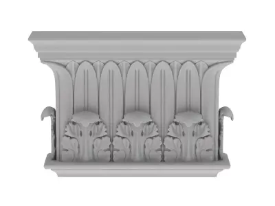Pilaster Capital 009  3D model