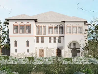 Restoration Traditional Albanian House in Revit 2019  3D model