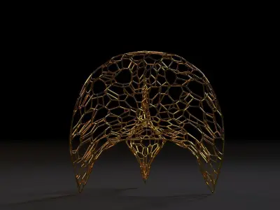 Decorative figurine peacock 3D print model