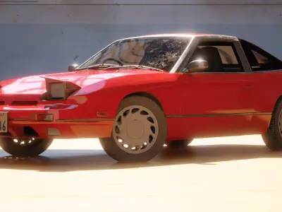 Nissan 180SX  3D model
