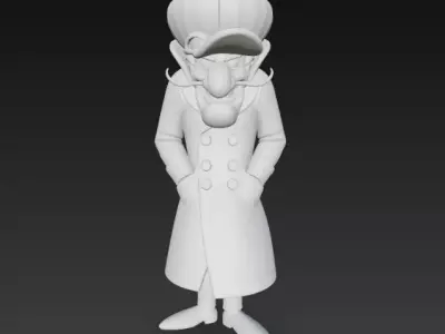 Wacky Races - Pierre Nodoyuna 3D print model
