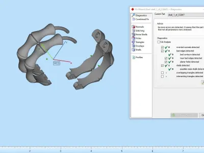 Bamboo earring model 847 3D print model