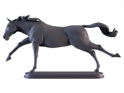 Horse Running 3D print model