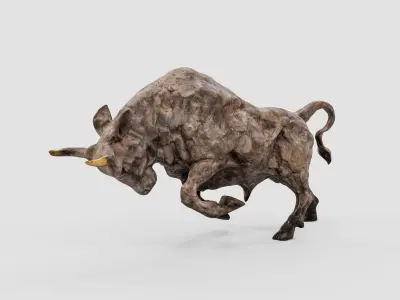 Cow sculpture 3D model