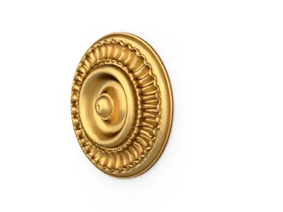 Classic carved decor ornament 514 3D print model