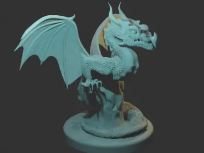 3D Dragon 3D print model