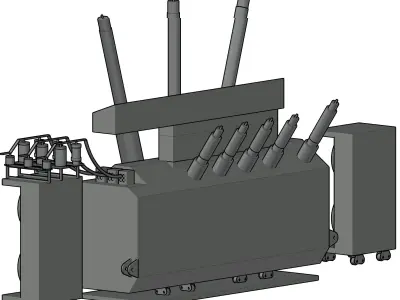Power Transformer 3D print model