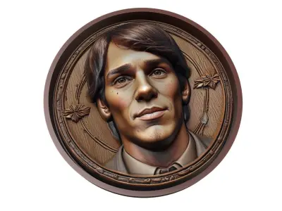 Kaka Footballer Medallion 3D print model