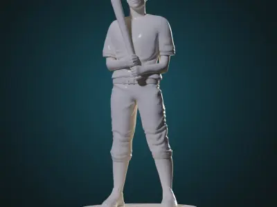 Baseball Players Collection 3D Model Pack