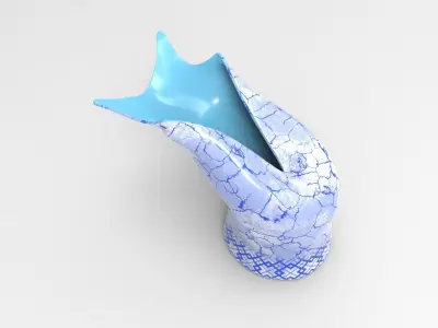 Jol Vase Low-poly 3D model