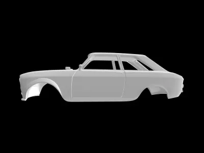 Peugeot 204 Coupe Rally 3D print model