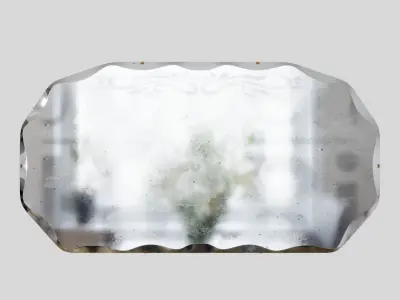 Antique Worn Mirror 3D model