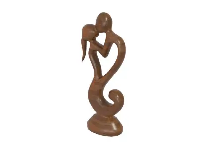 abstract sculpture  Low-poly 3D model