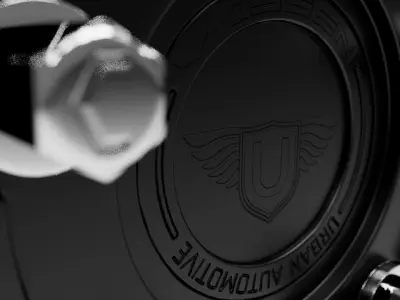 Vossen UV3 urban automotive sport car ring Low-poly 3D model