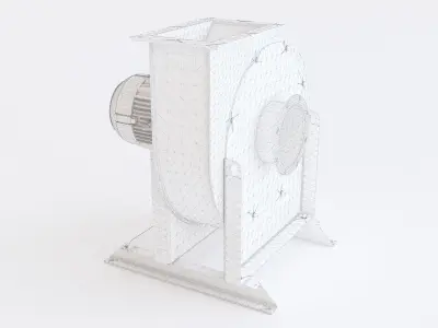 Industrial exhaust snail MH 500 3D model