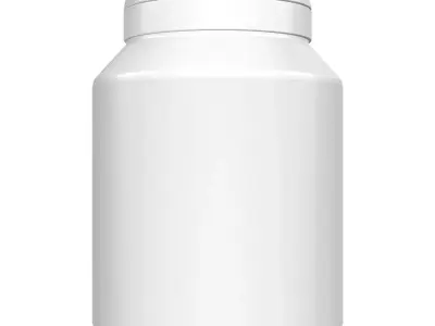 Plastic Pill Bottle  3D model