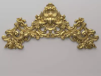 Carved Decor 3D model