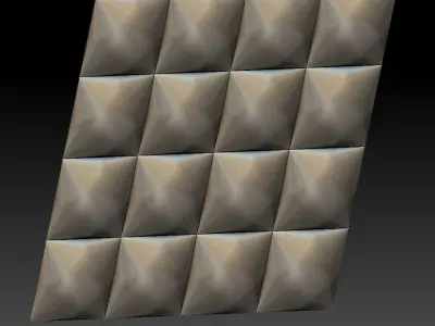 3D WALLPANEL 600MM x 600MM 3D model