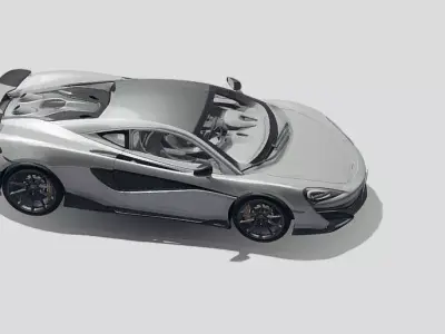  McLaren 600LT 2019 3D Model 3D model
