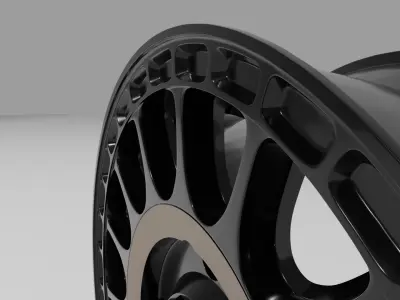 Black Rhino Sandstorm UTV High Detail Truck Rims 3D model