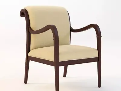 Consulate Pull Up Armchair 78223 3D model