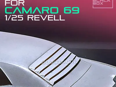 Window Louver for CAMARO 69 Revell 1-25th Modelkit 3D print model