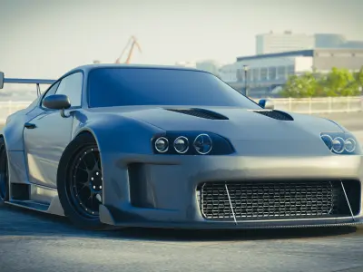 Toyota Supra MK4 Tuned 3D model