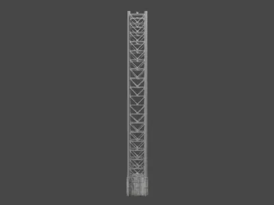 Space X Starbase Integration Tower 3D model