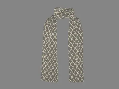 Dress collars scarves and necklaces decorated 3d models 3D model purchase
