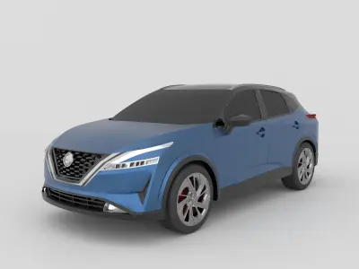 Nissan Qashqai 2022 Ready to Print STL Files 3D print model