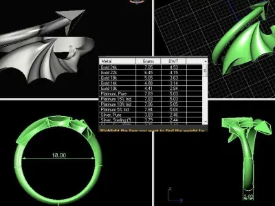 arrow ring 3D print model