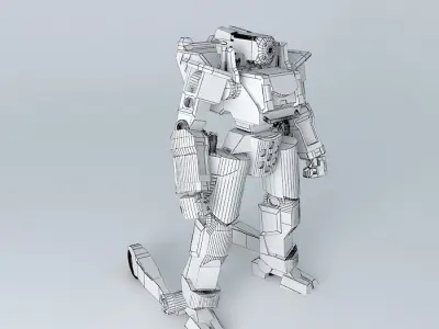 Knightpolice robot Free 3D model
