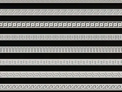 Ornament Pack Vol 3 - Greek  3D model