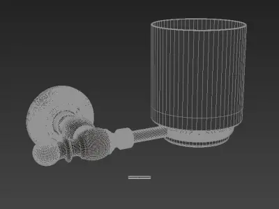 Ottoman Saffron Brush 3D model