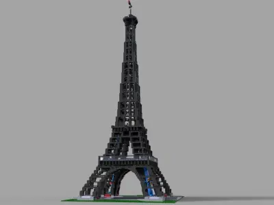 Lego Tower Eifel  3D model