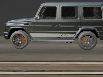 A beautiful Bens G63 3D model