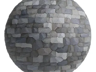 Ston Wall Material 14- Stone Wall Decorative Pbr 4k Texture