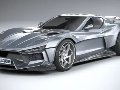 Valarra Corvette 2022 3D model