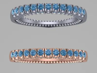 full diamond backring 3D print model