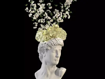 face vase decoration 2 3D model