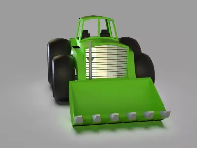 Track Game  Low-poly 3D model