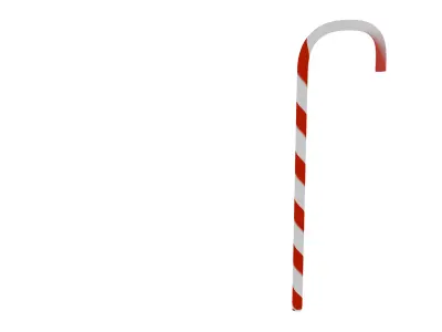 Free Christmas 3D Decorations Pack Free low-poly 3D model