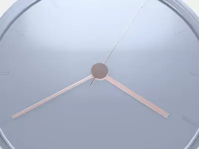 BONDTOLVAN Wall clock Low-poly 3D model