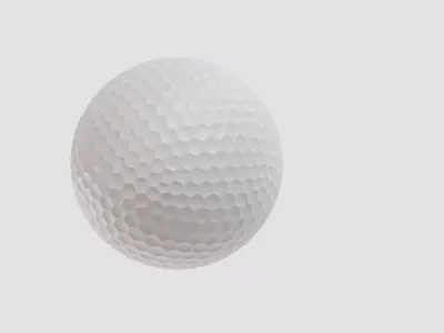 Golf Ball 3d model Low-poly 3D model purchase