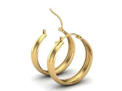 earrings 3D print model