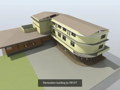 Buildings in Revit  3D Model Collection