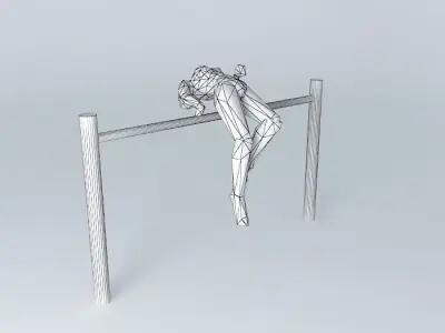 high jump Free 3D model