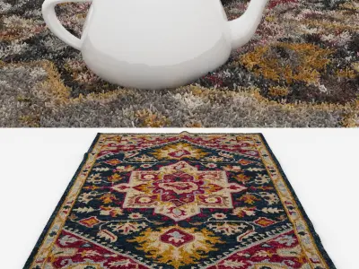 Rugs No 127 Low-poly 3D model