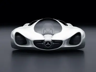 Mercedes Benz Biome Low-poly 3D model